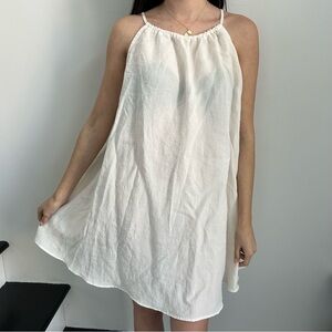 NWT Beige Sleeveless Dress / Size Small